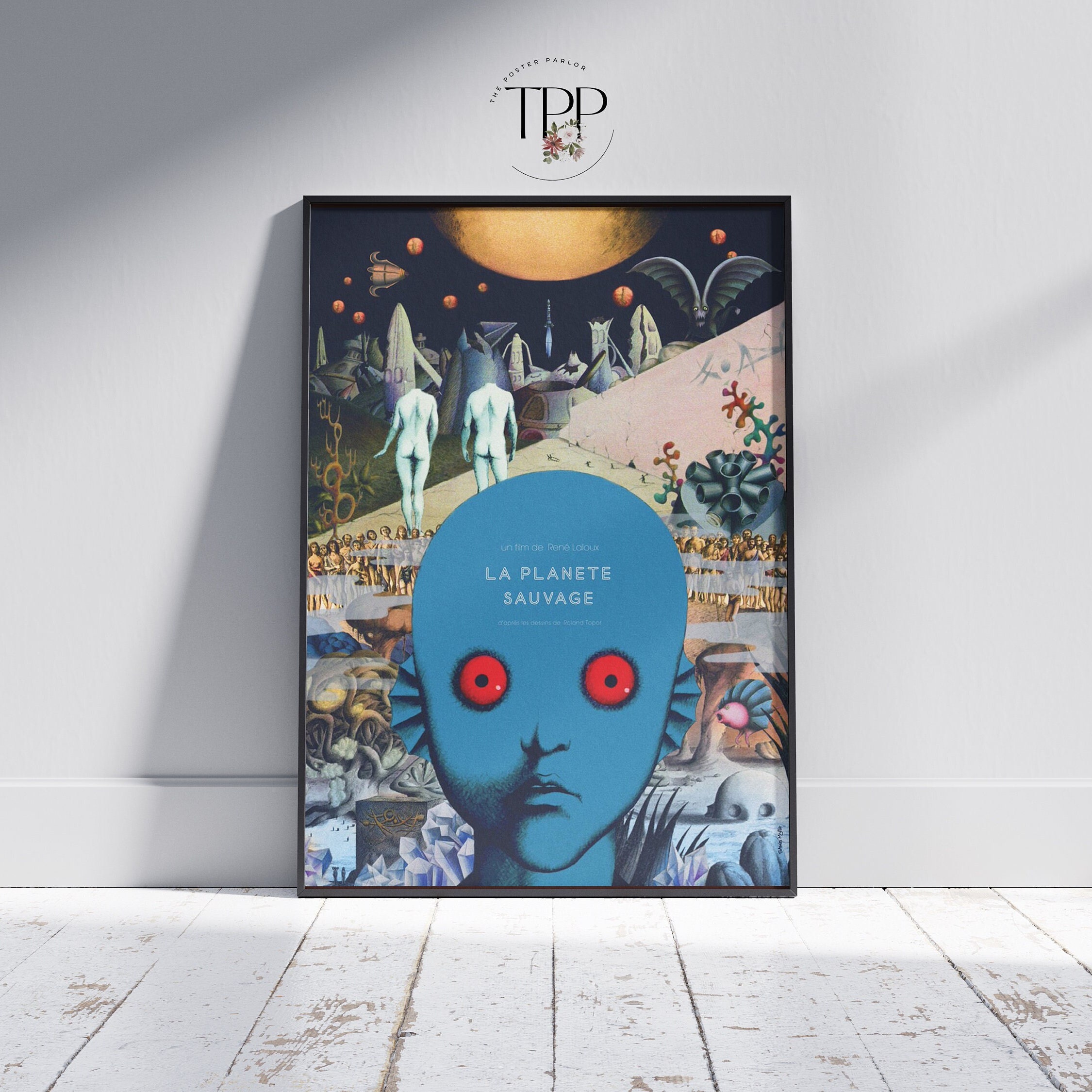 Fantastic Planet Movie Poster, La Planète Sauvage, Vintage Film