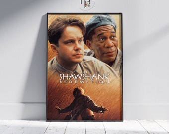 Plakat filmowy „Skazani na Shawshank”: Morgan Freeman Fine Art Print