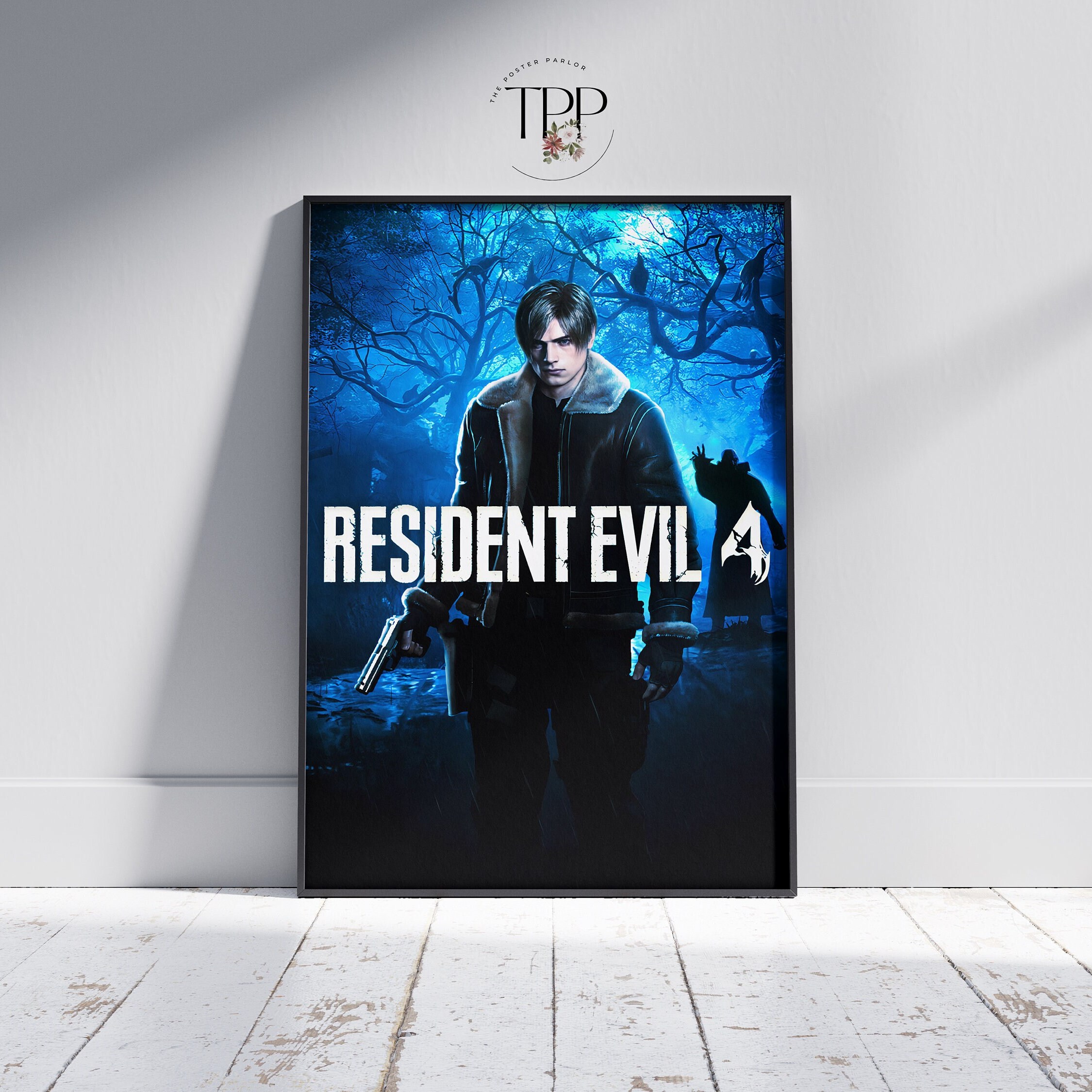 バイオハザード4』リメイクポスター：レオン・ケネディ ファインアート