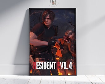 Resident Evil 4 Poster: Survival Horror Game Art Print