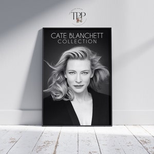 Cate Blanchett-postercollectie, filmstermuurkunst, decor van beroemdheden, cadeau voor Carol-fans