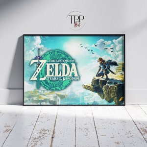 The Legend of Zelda Poster, Gaming Wandkunst, Fantasy Kunstwerk, Einzigartiges Geschenk für Gamer
