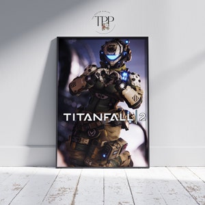 Titanfall Game Poster, Jack Cooper Art, Science-Fiction Decor, Gift for Gamers