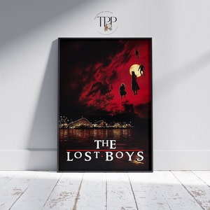The Lost Boys Movie Poster, 80&#39;s Film Wall Art, Fine Art Print, Ideal Gift for Horror Film Lovers