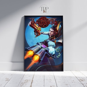 Poster del gioco Bayonetta, The Last Survivor Wall Art, stampa artistica, arredamento per la sala giochi, regalo ideale per i giocatori