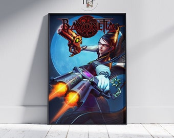Poster del gioco Bayonetta, The Last Survivor Wall Art, stampa artistica, arredamento per la sala giochi, regalo ideale per i giocatori