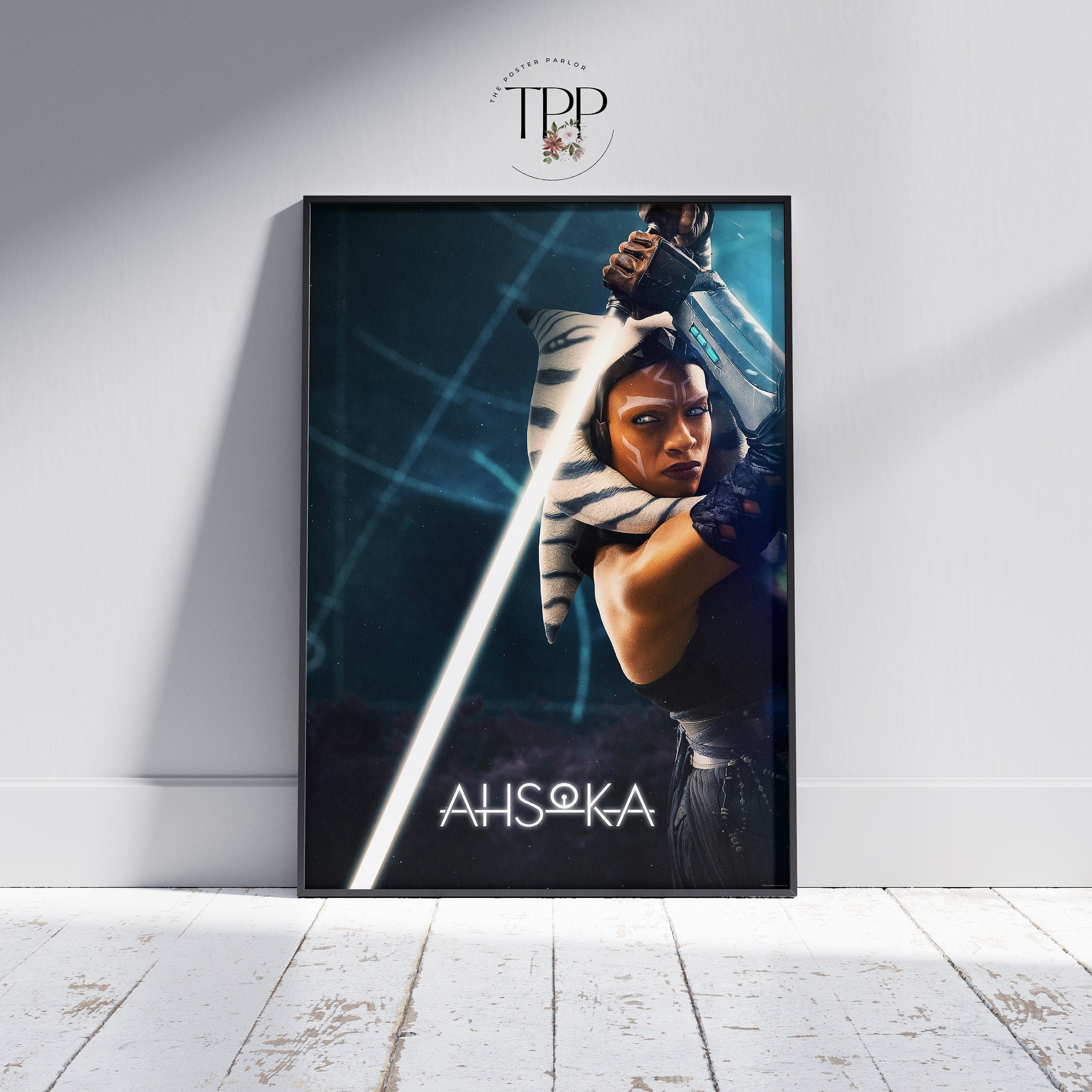 Star Wars Ahsoka Poster, Sci-fi Superhero Wall Decor, Fine Art Print