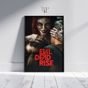 Evil Dead Rise Movie Poster, Ellie Wall Art, Horror Film Decor, Fine Art Print, Ideal Gift for Horror Fans