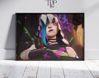 Poster di Arcane, opera d'arte di personaggi iconici, stampa di serie animate, decorazione da parete per la casa, regalo per i fan di Arcane