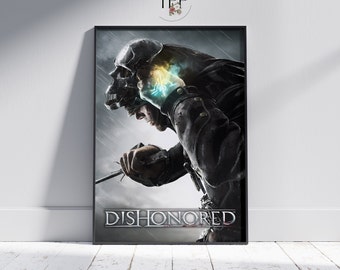 Dishonored Game Poster, High Quality Matte Print