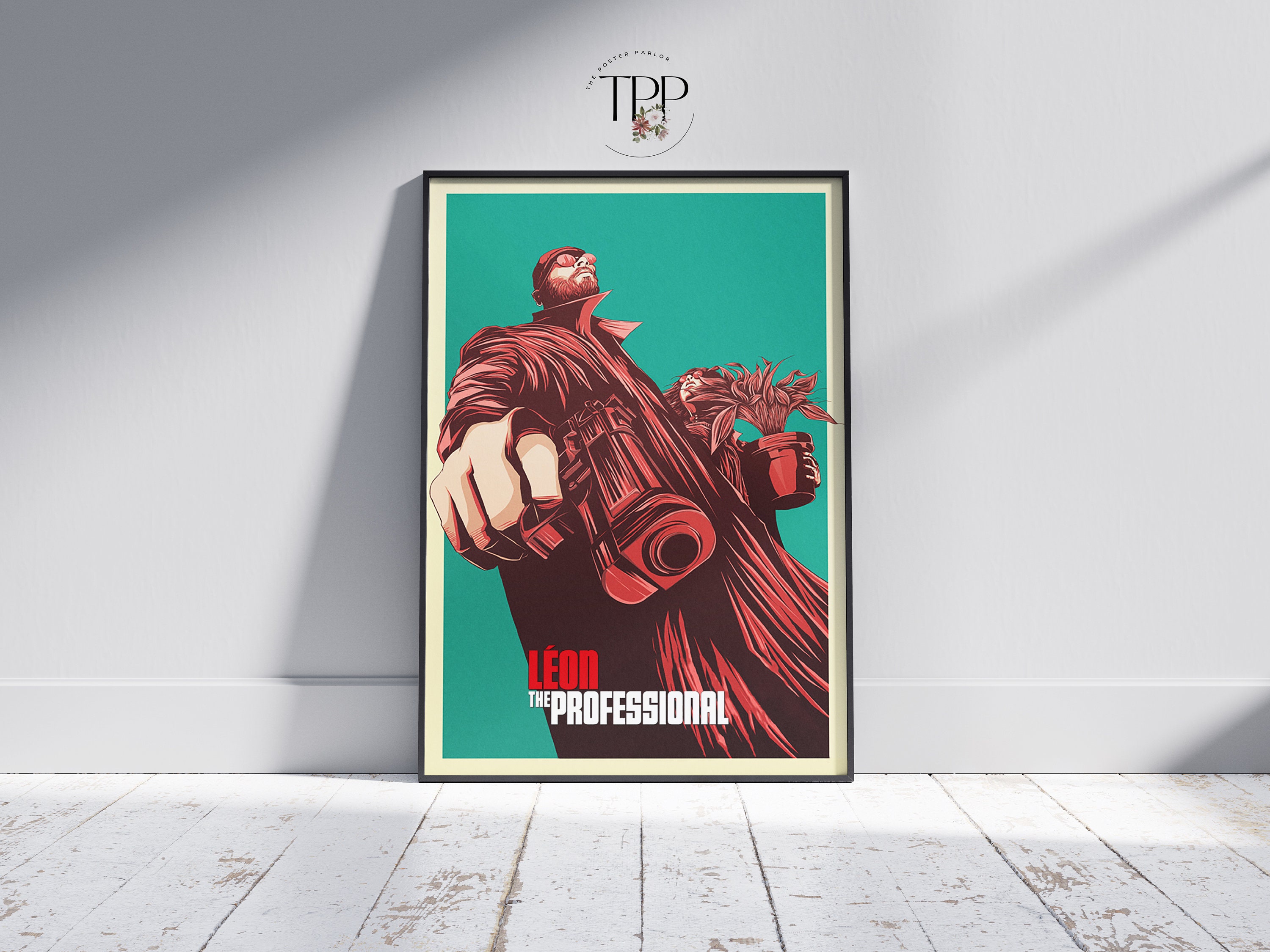 レオン 映画ポスター：カルト映画ファインアートプリント - Etsy 日本
