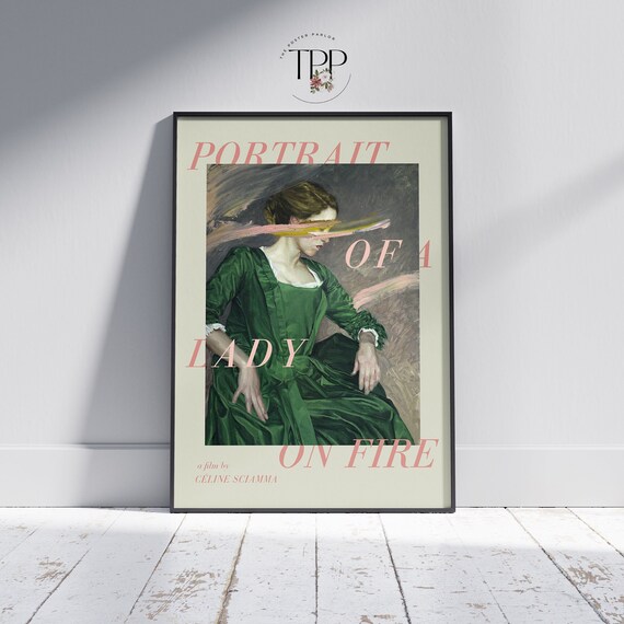 燃ゆる女の肖像ポスター：フランス映画のファインアートプリント