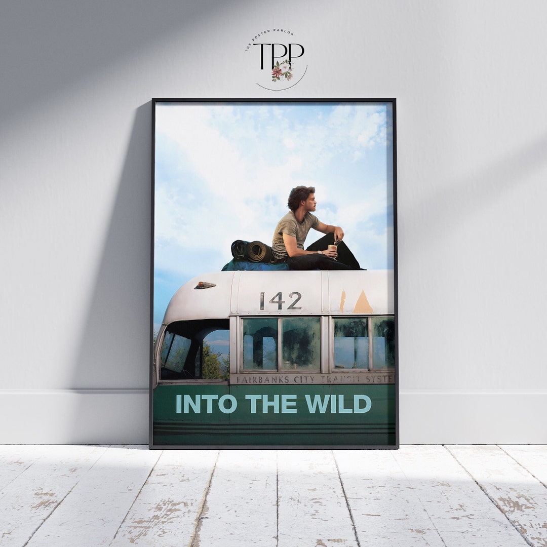 Into the Wild Movie Poster: Christopher Mccandless Adventure Art
