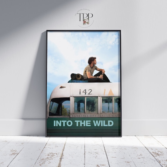 Into the Wild Movie Poster: Christopher Mccandless Adventure Art