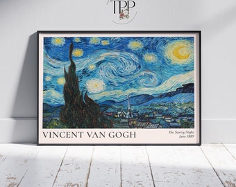 Affiche imprimée Vincent van Gogh, collection exquise de l'artiste de renom