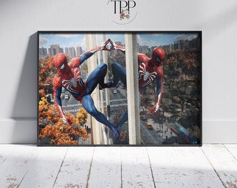 Spider-Man 2 Poster: Retro Video Game Wall Art