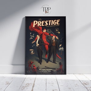 The Prestige Movie Poster, Unique Cinema Art, Christopher Nolan, Fine Art Print, Perfect Gift for Film Enthusiasts