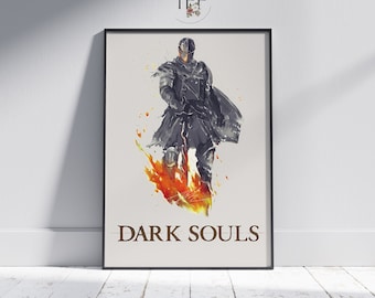 Dark Souls Poster: Epic Fantasy Game Art Print