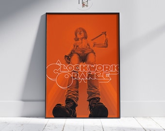 A Clockwork Orange Movie Poster: Kubrick Film Art Print
