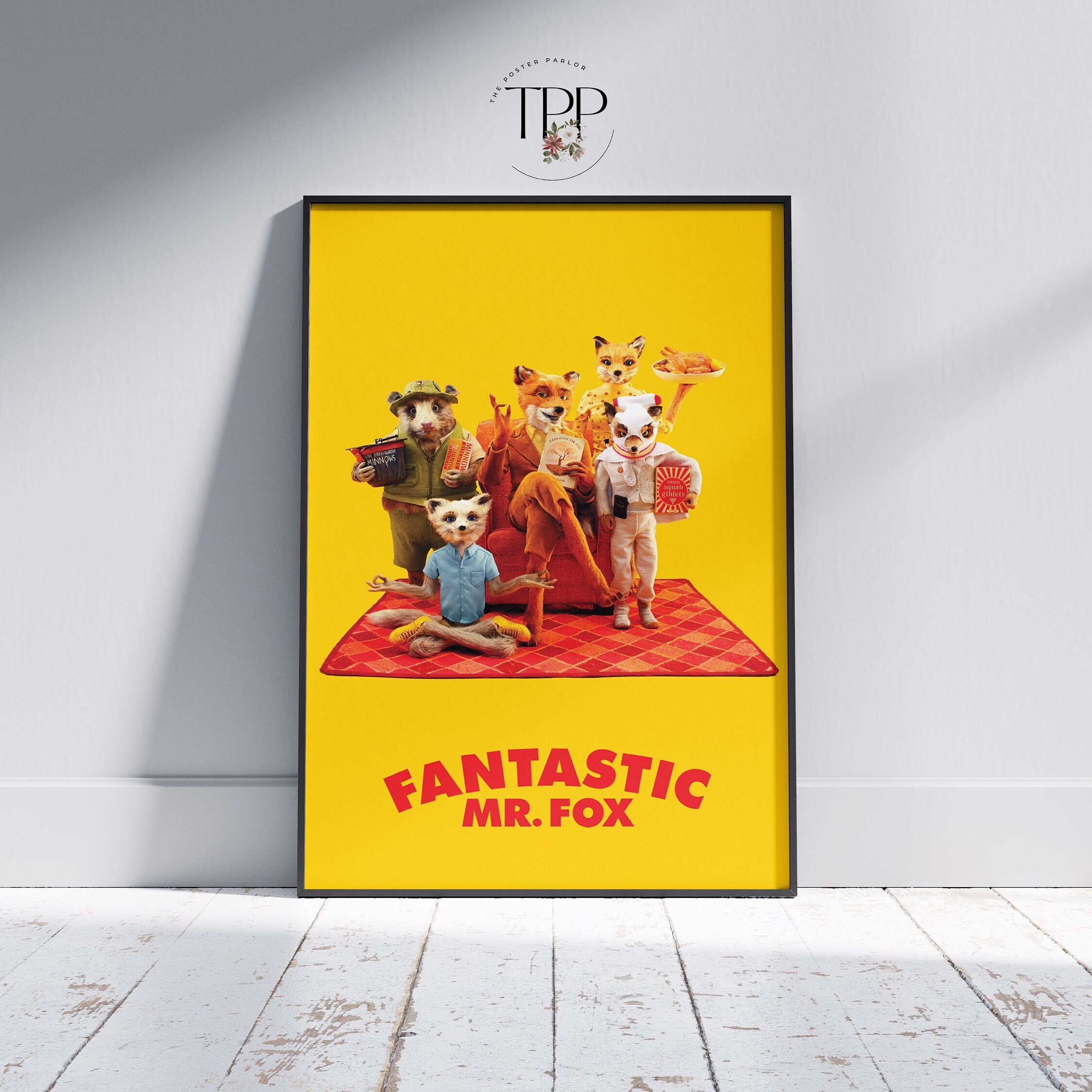 Fantastic Mr. Fox Movie Poster, Wes Anderson Retro Art Print - Etsy