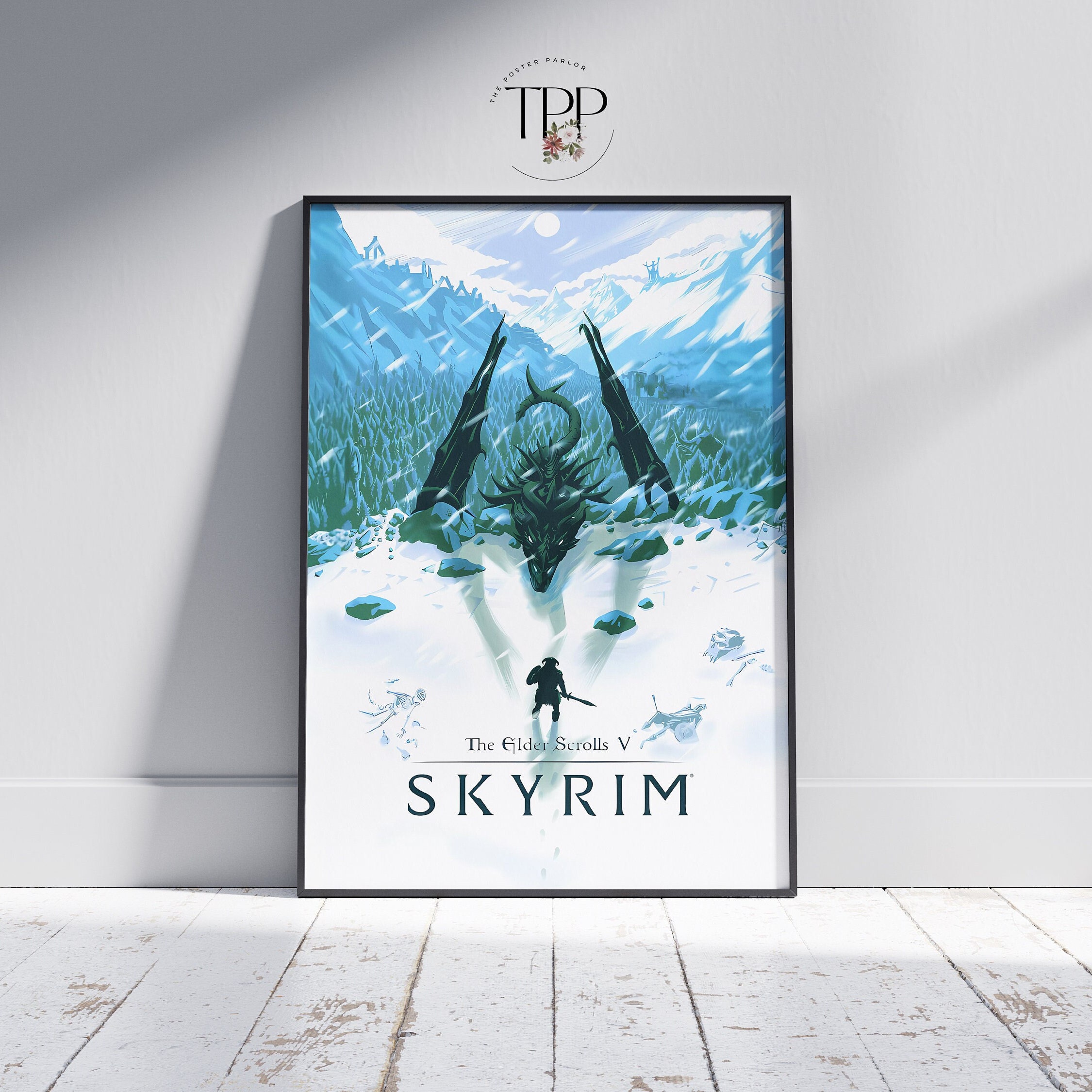 Skyrim Inspired no Lollygagging 3d Printed Sign 