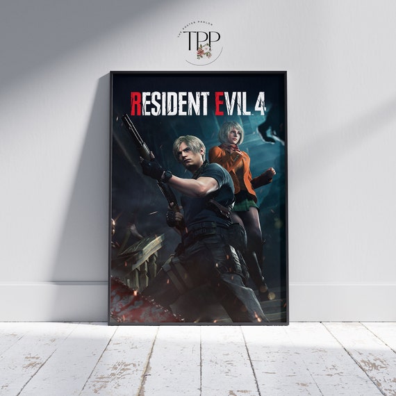 バイオハザード4 ポスター バイオハザード4 マルチサイズポスタープリント - Etsy 日本