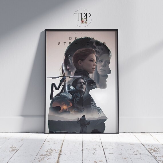 Death Stranding Game Poster, Sam Porter Wall Art, Gaming Room