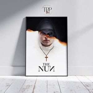 The Nun Movie Poster: Horror Film Fine Art Print