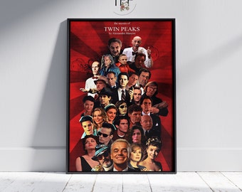 Twin Peaks TV Series Poster: Fine Art Print for 90s Fans