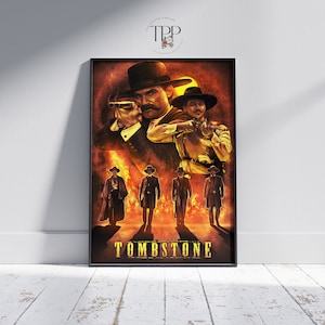 Tombstone Movie Poster: Western Film Art Print