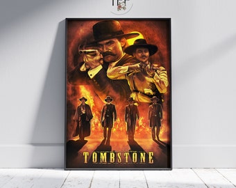 Tombstone Movie Poster: Western Film Art Print