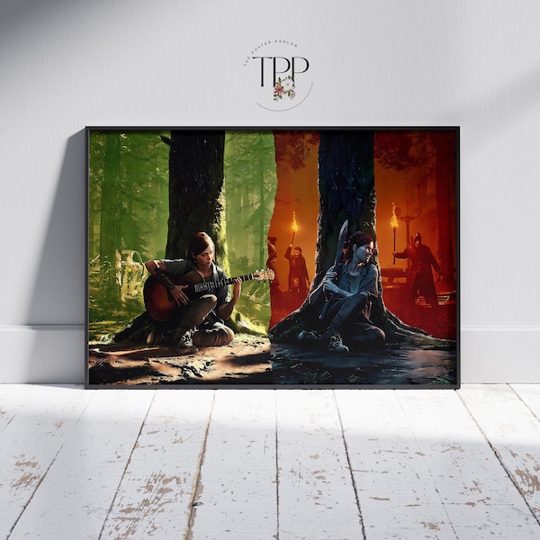 The Last of Us Game Poster, Horror Wall Art, Fine Art Print, Gaming Room Decor, Gift for Game Buffs