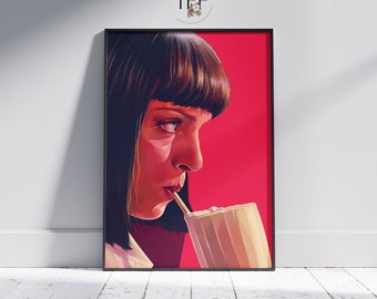 Pulp Fiction Poster: Quentin Tarantino Film Art Print