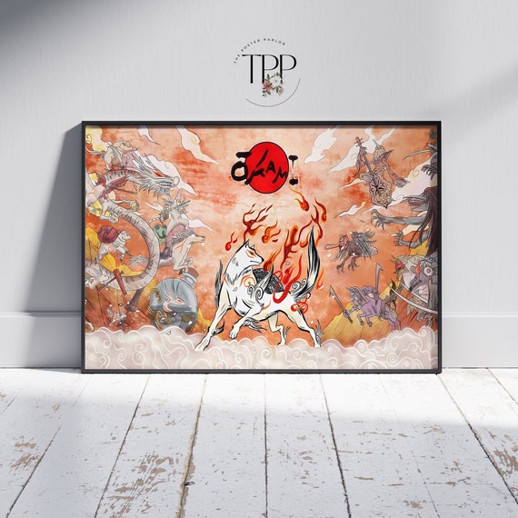 Okami' Poster, picture, metal print, paint by Ocarianya