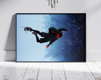 Miles Morales Spider-Verse Poster: High Quality Marvel Wall Art