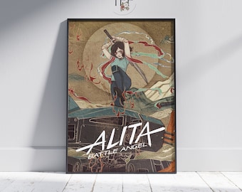 Alita Battle Angel Movie Poster: Sci-Fi Wall Art