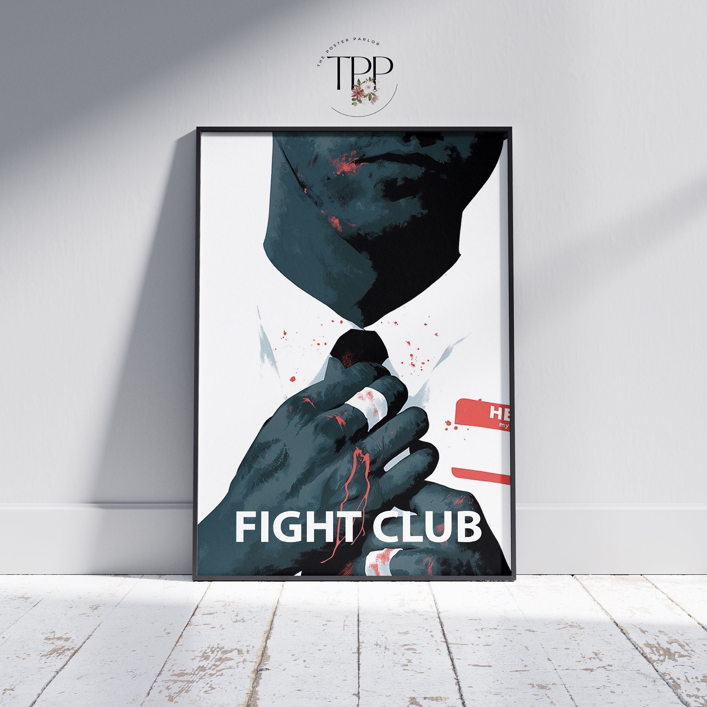 Discover Fight Club Movie Poster, Tyler Durden Wall Art, Fine Art Print, Cinema Lover Gift