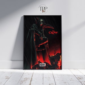 The Crow Movie Poster: Brandon Lee, Gothic Film Art