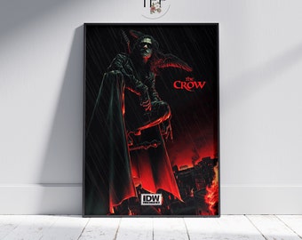 Plakat filmowy „Kruk”: Brandon Lee, Gothic Film Art