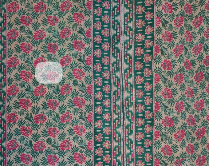 Handmade kantha reversible blanket | Kantha bedcovers | Beautiful kantha tapestry | Printed home decor kantha | Gift for Christmas.