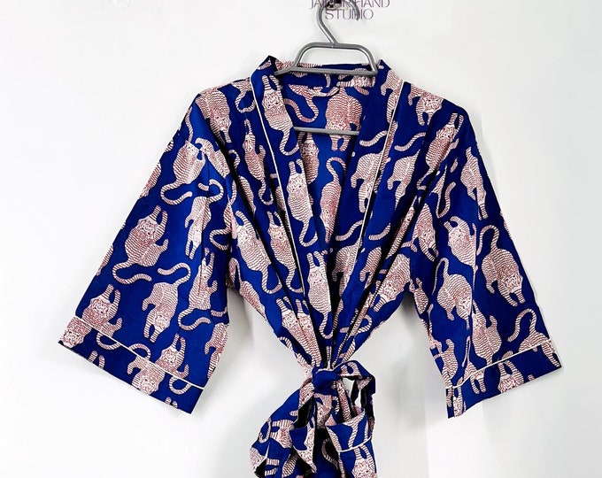 Kimono Cotton Kimono Bathrobe Frida Valentines Day GiftBird Bathrobe Turkish Bathrobe Cardigan Nightwear Dressing Gown Beach Bikini Summer