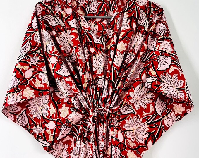 100% Cotton kimono Robes, dresses, Pure cotton Kimono, Cotton Kimono, Festival Clothing, Kimono Kaftan, Oriental Kimono, Women's robes