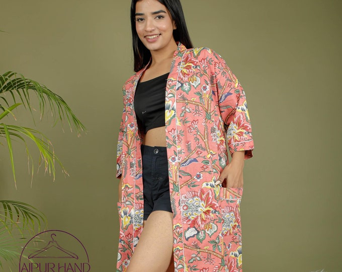 100% soft cotton made bath robes | Wedding wear robes | Party wear gown | Morning tea robes | Bridesmaid robes | Gift for Christmas.