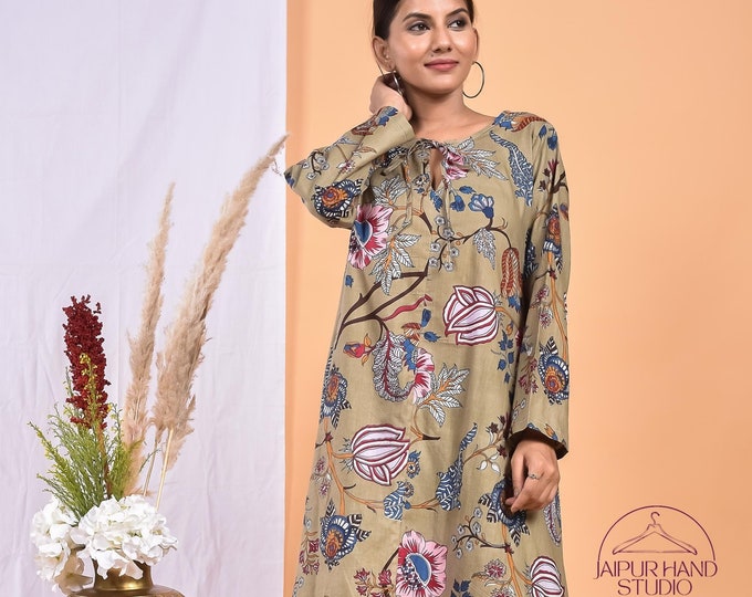 Cotton long midi dress | Women wear midi dress | Party wear dress | Summer wear midi dress | Bridesmaid dress | Gift for Christmas.