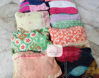 Vintage kantha hand purse set | Handmade women carry handbag | Small cosmetic bags | Small chain purses | Bridesmaid purse | Gift for her.