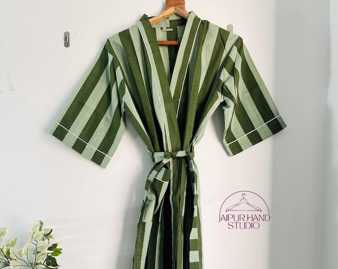women summer wear soft cotton robes | Beach wear robes | women morning tea robe | Long sleeve robe | Bridesmaid robes | Gift for Christmas.