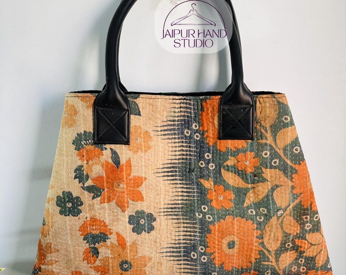 Kantha made ladies purse | Vintage kantha made handbag | women makeup bags | women necessary item carry bags | Gift for Christmas.