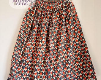 Cotton fabric made wrap skirt | women's wear | soft cotton made | party wear for women's | handmade skirt | wedding wear| gift for Christmas