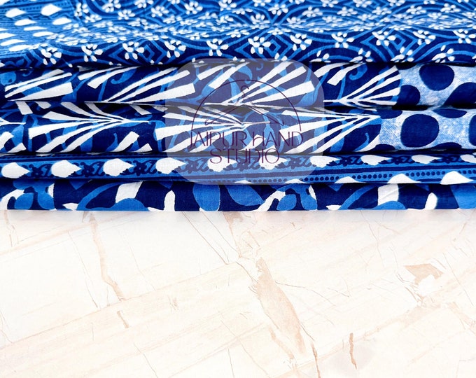 New Floral Print Cotton Fabric By The Yard, Indian Hand Block Printed Fabric, Handmade Fabric, Sewing Fabric, Dressmaking Fabric