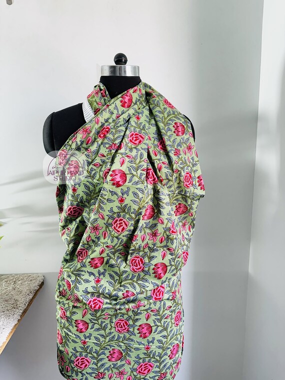 Hand block print cotton sarong | Women lightweight scarves| Beautiful beach wear sarong | Summer wear sarong | Handmade pario | Gift for her